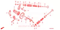 ARBRE A CAMES/SOUPAPE  pour Honda CLICK 110 COMBI BRAKE de 2007