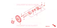 POMPE A HUILE pour Honda CLICK 110 FRONT DRUM, SPOKED WHEELS de 2006