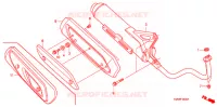 SILENCIEUX D'ECHAPPEMENT pour Honda CLICK 110 FRONT DRUM, SPOKED WHEELS de 2006
