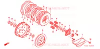 EMBRAYAGE (DT/ST/MDT/MST) pour Honda WAVE 100 de 2005