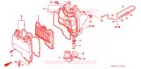 FILTRE A AIR pour Honda WAVE 100 de 2005