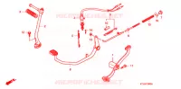 PEDALE   KICK pour Honda WAVE 100 de 2005