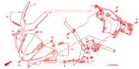 GUIDON   CARENAGE pour Honda AIRBLADE 110 de 2011