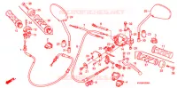 LEVIER DE GUIDON   CABLE   COMMODO (ANC110ACT/ACA110CB) pour Honda AIRBLADE 110 de 2011
