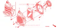 VENTILATEUR ET COUVERCLE DE RADIATEUR pour Honda AIRBLADE 110 de 2011