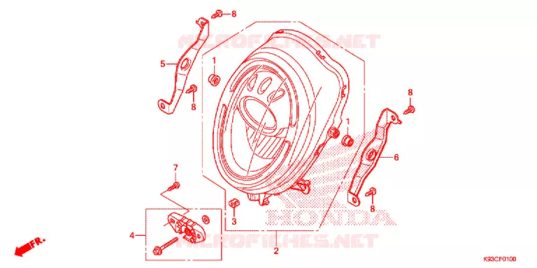 PHARE Honda SCOOTER 110 SCOOPY 2018  ACF110BTJ
