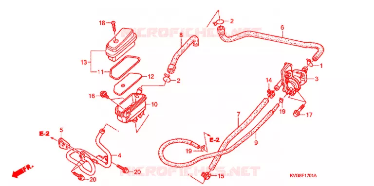 FILTRE A AIR - SOUPAPE D'AIR Honda SCOOTER 110 AIR-BLADE 2007  ANC110ART7