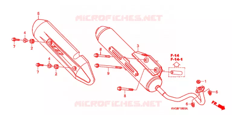 SILENCIEUX D'ECHAPPEMENT Honda SCOOTER 110 AIR-BLADE 2008  ANC110AST8