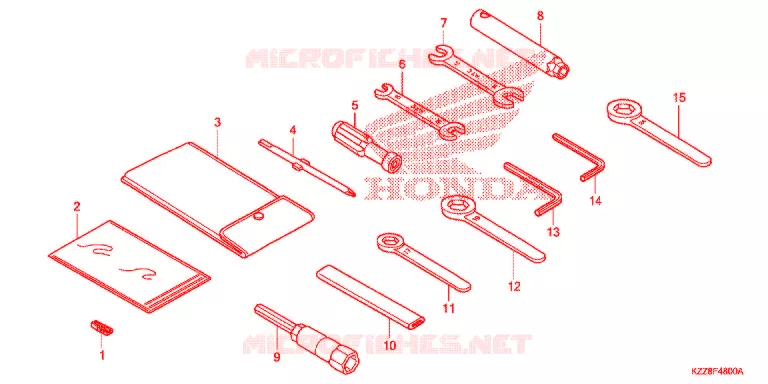 OUTIL Honda MOTO 250 CRF 2018  CRF250LF
