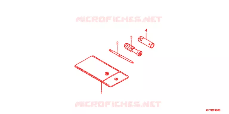 OUTIL Honda SCOOTER 110 SCOOPY 2011  ACD110SFB