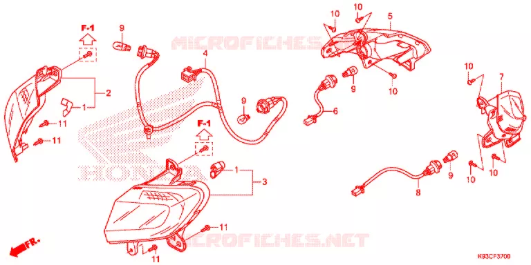 CLIGNOTANT Honda SCOOTER 110 SCOOPY 2020  ACF110CBTK
