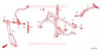BEQUILLE CENTRALE   PEDALE DE FREIN pour Honda CLICK 110 I de 2011