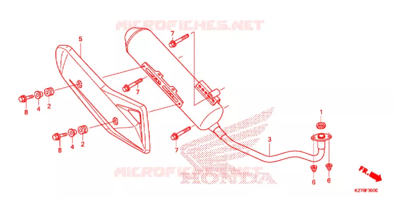 SILENCIEUX D'ECHAPPEMENT Honda SCOOTER 125 AIR-BLADE 2015  ACA125CBFF_4V
