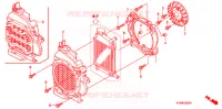 VENTILATEUR ET COUVERCLE DE RADIATEUR pour Honda CLICK 110 I de 2011