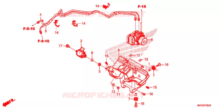 MODULATEUR ABS Honda MOTO 1100 AFRICA-TWIN 2020  CRF1100AL
