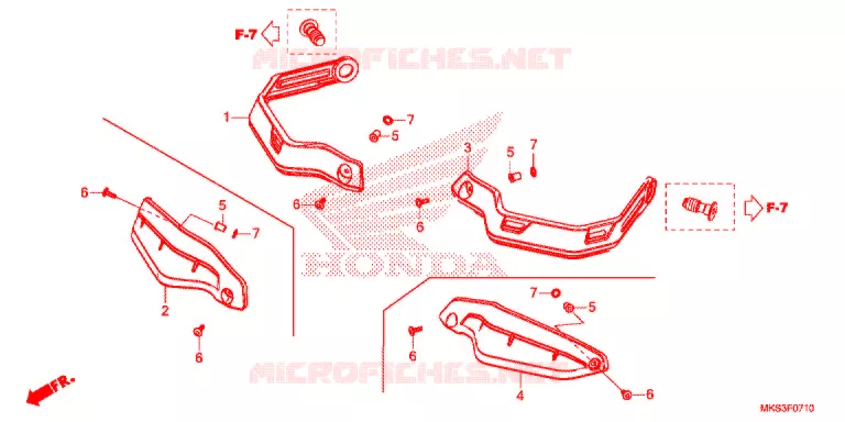 PROTEGES MAINS Honda MOTO 1100 AFRICA-TWIN 2021  CRF1100AL4L