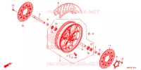 ROUE AVANT pour Honda CB 650 R de 2020