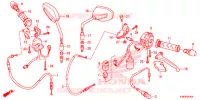 LEVIER DE GUIDON   CABLE   COMMODO pour Honda CBF 160 UNICORN de 2020