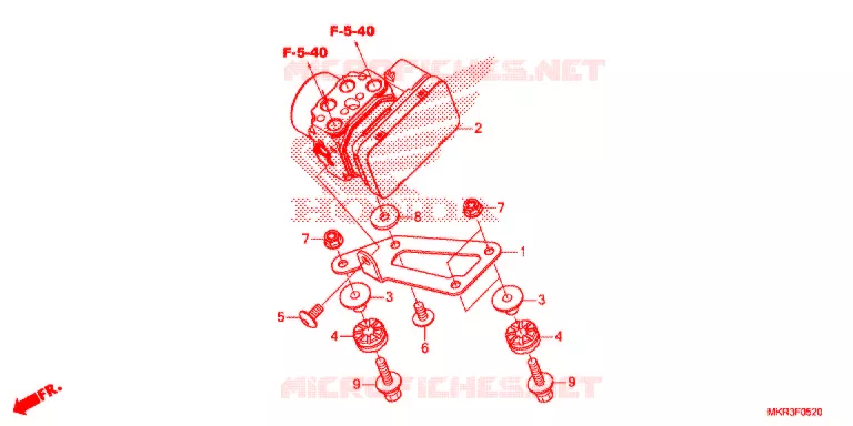 MODULATEUR ABS Honda MOTO 1000 CBR 2020  CBR1000SPL