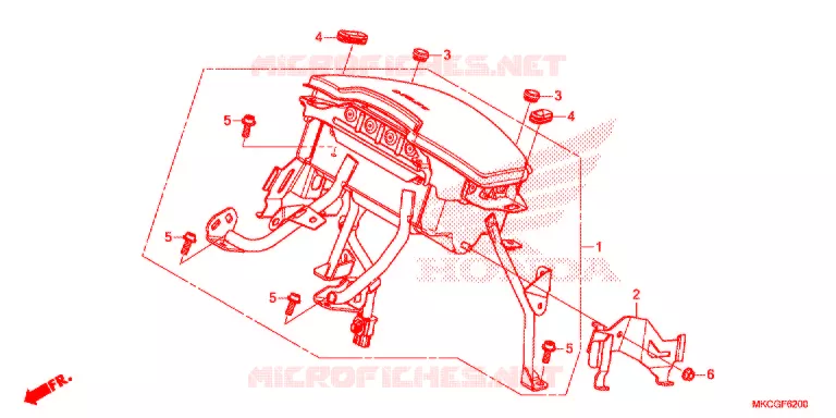 MODULE AIRBAG Honda MOTO 1800 GOLD-WING 2020  GL1800DAL