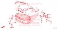COUVERCLE DE COFFRE pour Honda NC 750 S ABS de 2020
