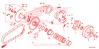 EMBRAYAGE pour Honda SH 150 ABS D 4ED de 2020