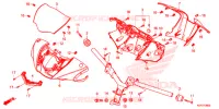GUIDON   CARENAGE pour Honda SH 150 ABS D 4ED de 2020