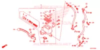 MAITRE CYLINDRE DE FREIN AVANT pour Honda SH 150 ABS D 4ED de 2020