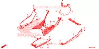 MARCHE PIEDS pour Honda SH 150 ABS D 4ED de 2020