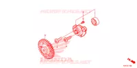 POMPE A HUILE pour Honda SH 150 ABS D 4ED de 2020