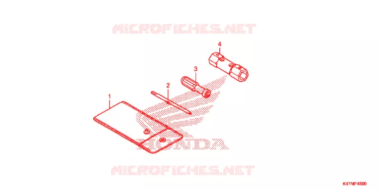 OUTIL Honda MOTO 125 DASH 2021  AFP125CSFL