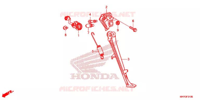 BEQUILLE Honda MOTO 1000 CBR 2021  CBR1000STM