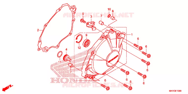 CARTER D'ALLUMAGE Honda MOTO 1000 CBR 2021  CBR1000STM