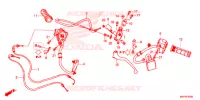 LEVIER DE GUIDON   CABLE   COMMODO pour Honda CBR 500 R ABS de 2020