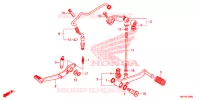 PEDALE pour Honda CBR 500 R ABS de 2020