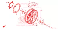 ROUE AVANT pour Honda CBR 500 R ABS de 2020
