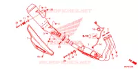SILENCIEUX D'ECHAPPEMENT pour Honda CBR 500 R ABS de 2020