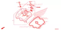 COUVRE CULASSE pour Honda REBEL 300 ABS de 2020