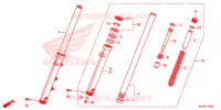 FOURCHE pour Honda REBEL 300 de 2019