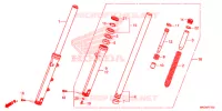 FOURCHE pour Honda REBEL 500 ABS de 2020