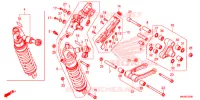 AMORTISSEUR ARRIERE pour Honda AFRICA TWIN 1100 de 2020