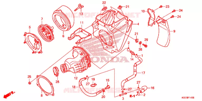 FILTRE A AIR Honda MOTO 150 CRF 2020  CRF150RL