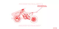 AUTOCOLLANTS pour Honda CRF 450 RX ENDURO de 2020
