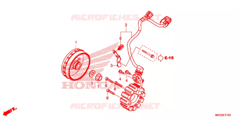 ALTERNATEUR Honda MOTO 450 CRF 2021  CRF450XK