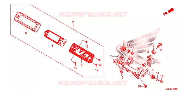 COMPTEUR Honda MOTO 450 CRF 2020  CRF450XK