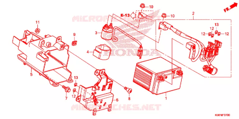 BATTERIE Honda MOTO 150 RS 2021  FS150FL