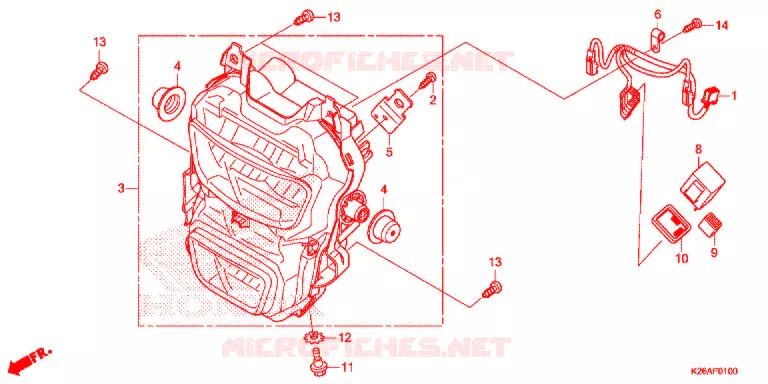 PHARE Honda MOTO 125 GROM 2020  MSX125L