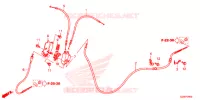 CABLE DE FREIN   SUPPORT pour Honda 50 METROPOLITAN de 2019