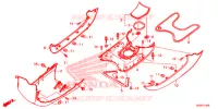MARCHE PIEDS pour Honda 50 METROPOLITAN de 2019