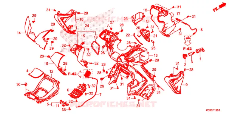 PROTEGE JAMBES Honda SCOOTER 300 FORZA 2020  NSS300AL